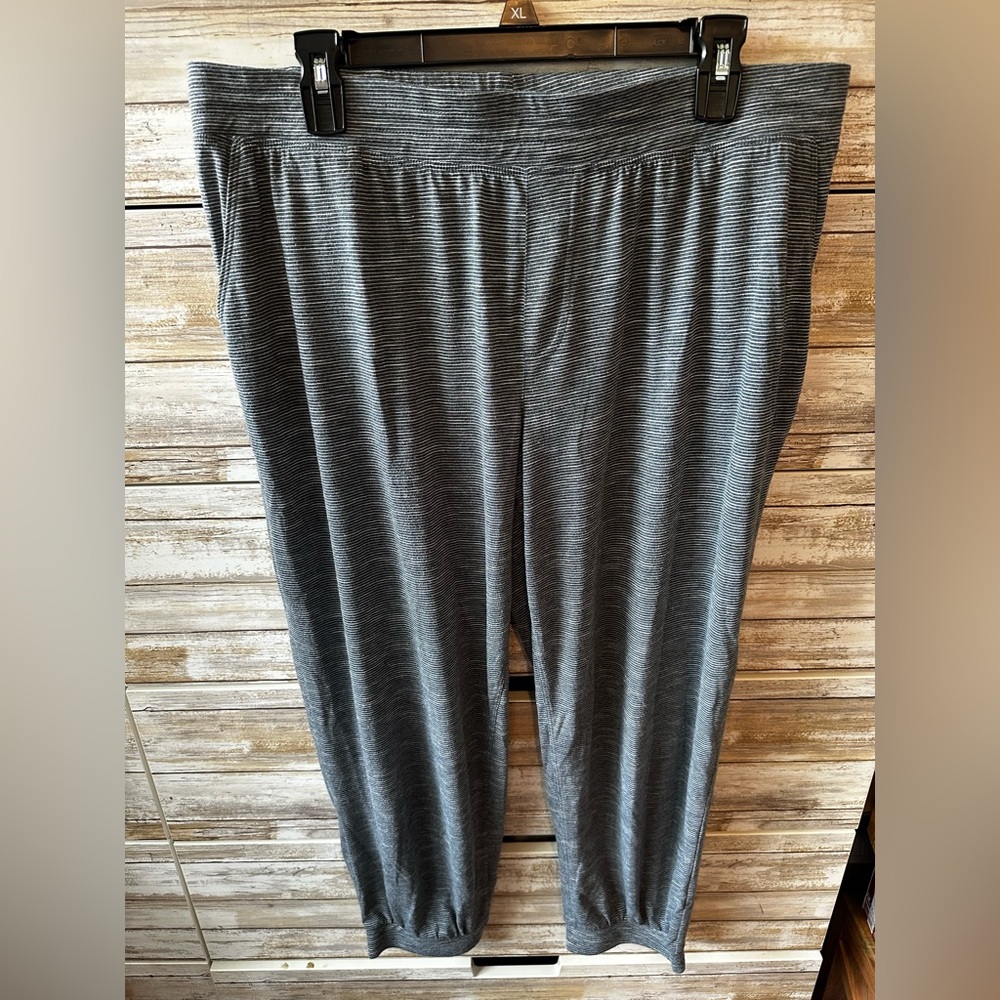 🩶 Jasmine & Ginger Charcoal Heathered Lounge Jogger Pants XL